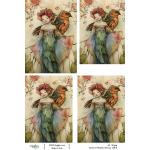 Joggles A4 Rice Paper - Fairies & Warblers - Brenna [75018]
