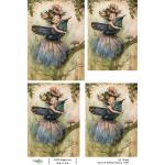 Joggles A4 Rice Paper - Fairies & Warblers - Emaline [75021]