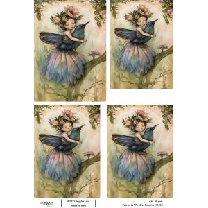 Joggles A4 Rice Paper - Fairies & Warblers - Emaline [75021]