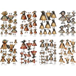 Joggles A4 Rice Paper - Hollowings Set Of 8 October 2026 [52569]