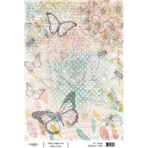 Joggles A4 Rice Paper - Shabby #1 [57395]