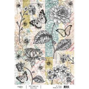 Joggles A4 Rice Paper - Shabby #3 [57397]