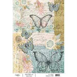Joggles A4 Rice Paper - Shabby #4 [57398]