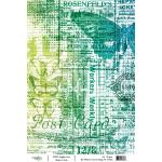 Joggles A4 Rice Paper - The Whites Cool Collage #2 [57663]