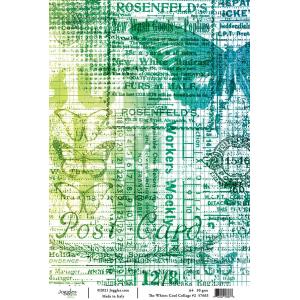 Joggles A4 Rice Paper - The Whites Cool Collage #2 [57663]