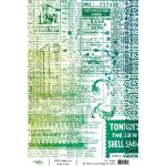 Joggles A4 Rice Paper - The Whites Cool Collage #5 [74227]