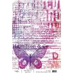 Joggles A4 Rice Paper - The Whites Warm Collage #1 [57392]