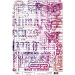 Joggles A4 Rice Paper - The Whites Warm Collage #3 [57394]