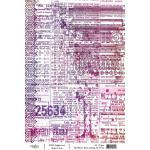 Joggles A4 Rice Paper - The Whites Warm Collage #4 [57716]