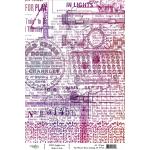 Joggles A4 Rice Paper - The Whites Warm Collage #6 [57718]