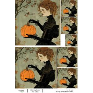 Joggles A4 Rice Paper - Vintage Witches - Ashaye [75000]