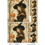 Joggles A4 Rice Paper - Vintage Witches - Oceleona [75005]