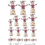 Joggles A4 Rice Paper - Whimsical Christmas Characters 10 [52220]