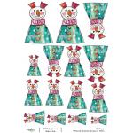 Joggles A4 Rice Paper - Whimsical Christmas Characters 4 [52214]