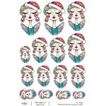 Joggles A4 Rice Paper - Whimsical Christmas Characters 5 [52215]