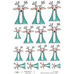 Joggles A4 Rice Paper - Whimsical Christmas Characters 7 [52217]