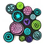 Joggles / Art By Marlene Foam Stamp - Circle Envy [52336]