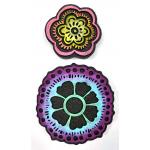 Joggles / Art By Marlene Foam Stamp Set - Deco Florals Duo [52337]