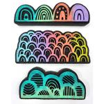 Joggles / Art By Marlene Foam Stamp Set - Scalloped Trio [52341]