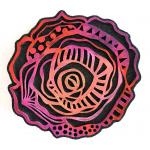 Joggles / Art By Marlene Foam Stamp - The Rose [75036]