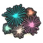 Joggles / Art Journal Love Foam Stamp - Lucienne Day - Flower Burst [52522]