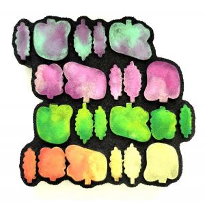 Joggles / Art Journal Love Foam Stamp - Lucienne Day - Trees [52526]