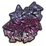 Joggles / Art Journal Love Foam Stamp - Lucienne Day - Triangles [52525]