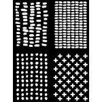 Joggles / Brooke Henry Stencil - Art Marks Sampler [53731]