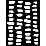 Joggles / Brooke Henry Stencil - Brush Dashes XLarge [53733]