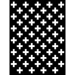 Joggles / Brooke Henry Stencil - Repetitive Pluses 1" [53738]