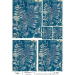 Joggles / Caroline Duncan A4 Rice Paper - Cyanotype #2 - Ledger Page 106 [74765]