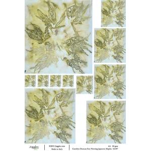 Joggles / Caroline Duncan A4 Rice Paper - Eco Print - Japanese Maples [52197]