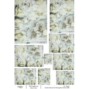 Joggles / Caroline Duncan A4 Rice Paper - Eco Print - Rust Circles [52202]
