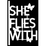 Joggles / Caroline Duncan Creative Cut Tip In - Watercolor - She Flies With [74710]