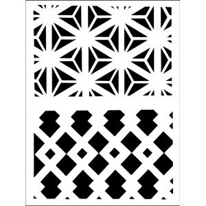 Joggles / Caroline Duncan Stencil - Backgrounds - Floor Tiles [75185]