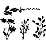Joggles / Caroline Duncan Tab Cut Stencil & Mask Combo - Botanicals [75116]
