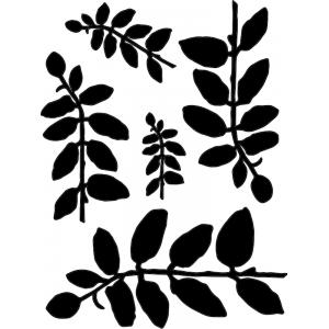 Joggles / Caroline Duncan Tab Cut Stencil & Mask Combo - Woodland - Sprouts [75194]