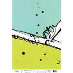 Joggles / Cat Kerr A4 Rice Paper - Colorful Grunge #7 [74373]