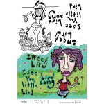 Joggles / Cat Kerr A4 Rice Paper - Girl Power - Little Bird [74688]