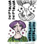 Joggles / Cat Kerr A4 Rice Paper - Girl Power - Unfolding [74686]