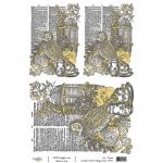 Joggles / Cat Kerr A4 Rice Paper - Owl Collage, Color [74517]