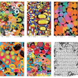 Joggles / Cat Kerr A4 Rice Paper - Set A Set Of 6