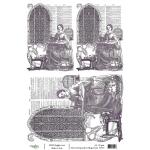 Joggles / Cat Kerr A4 Rice Paper - Sewing Lady Collage, Color [74519]