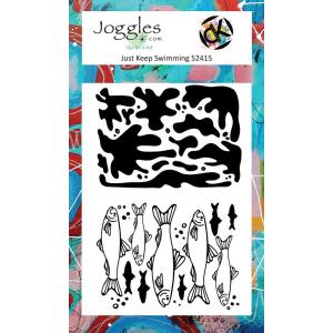 Joggles / Cat Kerr Clear Stamp Set - Just Keep Swimming [52415]
