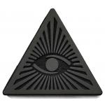 Joggles / Cat Kerr Foam Stamp - All Seeing Eye [57613]