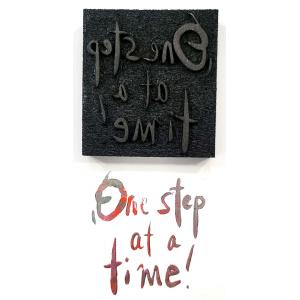 Joggles / Cat Kerr Foam Stamp - One Step At A Time [57670]