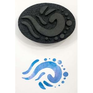 Joggles / Cat Kerr Foam Stamp - Wave [57672]