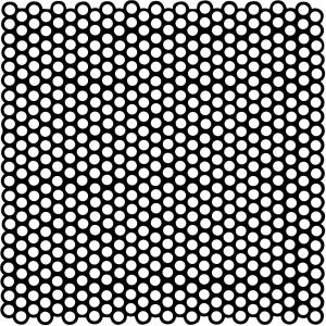 Joggles / Cat Rains The Finishing Touch 6" x 6" Stencil - Circle Matrix [53660]