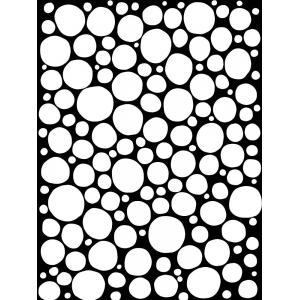 Joggles / Cat Rains The Finishing Touch 9" x 12" Stencil - Stone Mosaic [53666]