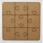 Joggles Chipboard Shape - Puzzle with Round Corners 5" - 57054